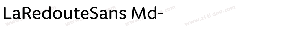 LaRedouteSans Md字体转换